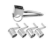 Herzberg Χειροκίνητος Τρίφτης Τυριού με Τέσσερις Κεφαλές, Ανοξείδωτος, HG-04289