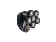 Αδιάβροχη Περιστρεφόμενη Ξυριστική Μηχανή Προσώπου 5W, 6 σε 1 με Κινούμενα Ξυράφια, 9x7.5x8 cm