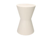 Μεταλλικό Βοηθητικό Τραπεζάκι Σαλονιού, Κομοδίνο, σε Λευκό Χρώμα, 29x29x45 cm, Side Table