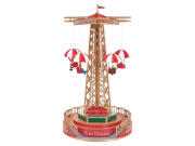 Χριστουγεννιάτικο Φωτιζόμενο Διακοσμητικό, Κούνια, με Μουσική και Κίνηση, 24.5x24.5x44.5 cm