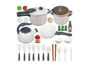 Kruzzel Σετ Κουζινικά, Παιχνίδι Μαγειρικής, 32 τεμαχίων, 26x25x15 cm, 26330