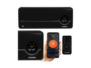 Kaminer Αερόθερμο Τοίχου με WiFi και τηλεχειριστήριο, Αεροκουρτίνα, 2000 W, 50x18x13 cm, 26388