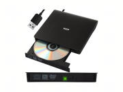 Izoxis Εξωτερικός Οδηγός Εγγραφής Ανάγνωσης CD/DVD για Laptop και Desktop, 14.6x14.5x2 cm