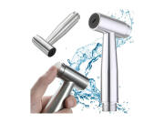 Βρυσάκι Μπιντέ από Ανοξείδωτο Ατσάλι, σε Ασημί Χρώμα, 2x6x12.5 cm