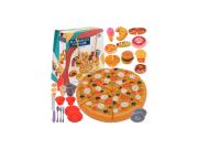 Παιδικό Σετ Μαγειρικής Πίτσας και Fast Food 42 τεμαχίων με Βέλκρο
