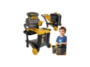 Παιδικός Πάγκος Εργασίας με 59 Τεμάχια, Εργαλειοθήκη, Τρόλεϊ και Καρότσι, 47x42.5x60cm