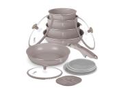 Berlinger Haus BH-8422 Σετ Μαγειρικά Σκεύη 13 Τεμ Taupe Nordic Collection