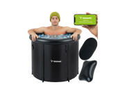 Trizand Συσκευή Κρυοθεραπείας, Πτυσσόμενο Χειμερινό Βαρέλι 320L, Παγόλουτρο, 66x26x14 cm