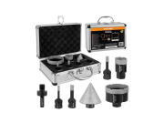 Σετ Διαμαντένια Ποτηροτρύπανα 7 τεμαχίων, M14 με Διάμετρο 6–68mm, 23x16x8 cm