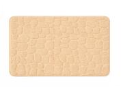Αντιολισθητικό Πατάκι Μπάνιου Απορροφητικό σε Μπεζ Χρώμα, 50x80 cm