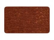 Αντιολισθητικό Πατάκι Μπάνιου Απορροφητικό σε Καφέ Χρώμα, 50x80 cm