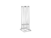 Aria Trade Βάση Αποθήκευσης για 32 κάψουλες Μεταλλική 12.5x10x29.5 cm Ασημί