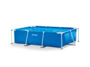 Intex Φουσκωτή Πισίνα Ορθογώνια από PVC 1662lt με Μεταλλικό Σκελετό, 220x150x60 cm, 28270