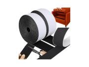 Ruhhy Αυτοκόλλητη Ταινία Velcro (Χριτς Χρατς) σε Μαύρο Χρώμα, 5mx5 cm