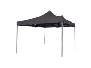 Πτυσσόμενο Κιόσκι Τέντα Gazebo 3x3m με Αδιάβροχη Οροφή σε Ανθρακί Χρώμα