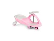 Ecotoys Swing Car Παιδικό Τρίκυκλο Αυτοκινητάκι Με Τιμόνι Και Τροχούς LED Ροζ, YM-SW-1 PINK