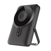 Ασύρματος Φορτιστής Ανάγκης Devia EP201 Magnetic PD 22.5W 10000mAh με Βραχίονα Στήριξης Extreme Speed Γκρι