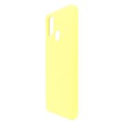 Θήκη Liquid Silicon inos Samsung A217F Galaxy A21s L-Cover Κίτρινο
