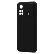 Θήκη Liquid Silicon inos Xiaomi Poco M4 Pro L-Cover Μαύρο