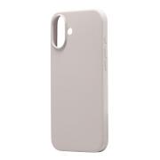 Θήκη Liquid Silicon inos Apple iPhone 16 5G Velvet Ανοιχτό Γκρι