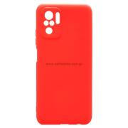 Θήκη Soft TPU inos Xiaomi Redmi Note 10 S-Cover Κόκκινο