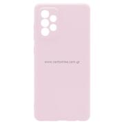 Θήκη Soft TPU inos Samsung A725F Galaxy A72 4G/ A726B Galaxy A72 5G S-Cover Dusty Ροζ