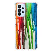 Θήκη TPU inos Samsung A235F Galaxy A23 4G Art Theme Vertical Watercolor
