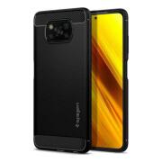 Θήκη Soft TPU Spigen Rugged Armor Xiaomi Poco X3/ Poco X3 Pro Μαύρο