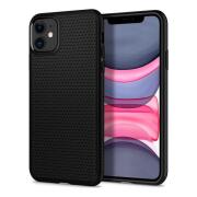 Θήκη Soft TPU Spigen Liquid Air Apple iPhone 11 Μαύρο