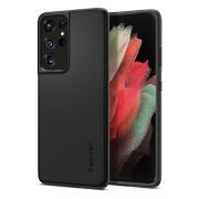 Θήκη TPU Spigen Thin Fit Samsung G998B Galaxy S21 Ultra 5G Μαύρο
