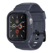 Θήκη TPU & Λουράκι Spigen Rugged Armor Pro Apple Watch 4/ 5/ 6/ 7/ SE 44mm Γκρι