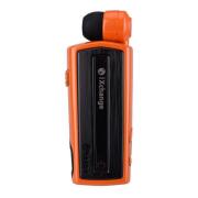 Στερεοφωνικό Ακουστικό Bluetooth iXchange Retractable με Δόνηση Πορτοκαλί