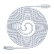 Devia Καλώδιο Σύνδεσης USB 2.0 EC146 USB C σε Lightning PD 20W 1m Smart Series Λευκό
