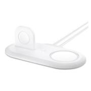 Επιτραπέζια Βάση Spigen Magfit Duo για Apple iPhone 13 Series & iWatch Charger 2 in1 Λευκό