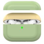 Θήκη Σιλικόνης AhaStyle PT-P2 Apple AirPods Pro DuoTone Φυστικί-Κίτρινο