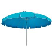 SOLART Ομπρέλα παραλίας πισίνας 240cm 16 ακτίνες polyester γαλάζιο