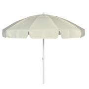 SOLART Ομπρέλα θαλάσσης 200cm 10 ακτίνες με μηχανισμό κλίσης  polyester μπεζ