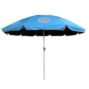 MAUI&SONS Ομπρέλα θαλάσσης 220cm 10 ακτίνες χωρίς μηχανισμό κλίσης polyester μπλε