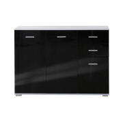 Ξύλινη Κονσόλα με 3 Ντουλάπια και 2 Συρτάρια 106 x 35 x 76 cm HOMCOM 02-0670