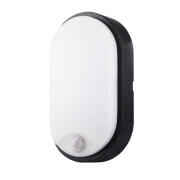 TELCO ΦΩΤΙΣΤΙΚΟ LED ΕΞΩΤΕΡΙΚΟΥ ΧΩΡΟΥ ΟΒΑΛ ΜΕ ΑΙΣΘΗΤΗΡΑ ΚΙΝΗΣΗΣ MT1S10DA1-B8 10W ΜΑΥΡΟ