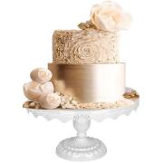 BAKAJI  Μεταλλική Βάση Τούρτας 30εκ Δίσκος Γλυκών Cupcake Muffin Στρογγυλή  02012847