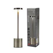 Φωτιστισκό επιτραπέζιο LED επαναφορτιζόμενο 794952 DICTRO LUX Ασημί