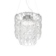 Ideal Lux Κρεμαστό Φωτιστικό Οροφής Πολύφωτο ALBA SP7 ROUND 020365