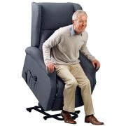 BAKAJI  Ηλεκτρική Μηχανοκίνητη Πολυθρόνα Ανύψωσης και Κλίσης Υφασμάτινη Γκρι για Ηλικιωμένους  02053341