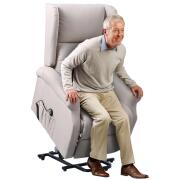 BAKAJI  Ηλεκτρική Μηχανοκίνητη Πολυθρόνα Ανύψωσης και Κλίσης Υφασμάτινη Μπεζ για Ηλικιωμένους  02053342