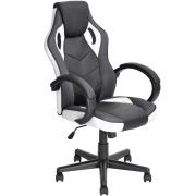 Bakaji 02815940 Καρέκλα Gaming Αγωνιστική Λευκή