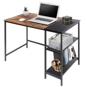 BAKAJI Γραφείο Βιβλιοθήκη Τραπέζι Υπολογιστή Μέταλλο Ξύλο Σπίτι Γραφείο Δρυς  02826303