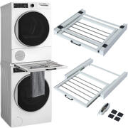 STAKMANN  Σετ Σύνδεσης για Πλυντήρια και Στεγνωτήρια με Αποσπώμενο Ράφι Απλώματος  02839210