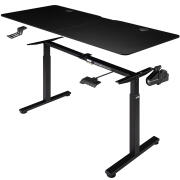 Shally Dogan 02840731 Ηλεκτρικό Ρυθμιζόμενο Γραφείο 140x60x72-117cm Μαύρο