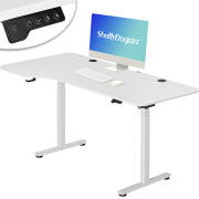 Shally Dogan Ηλεκτρικό Ρυθμιζόμενο Γραφείο 160x75x72-117cm 02840732 Λευκό